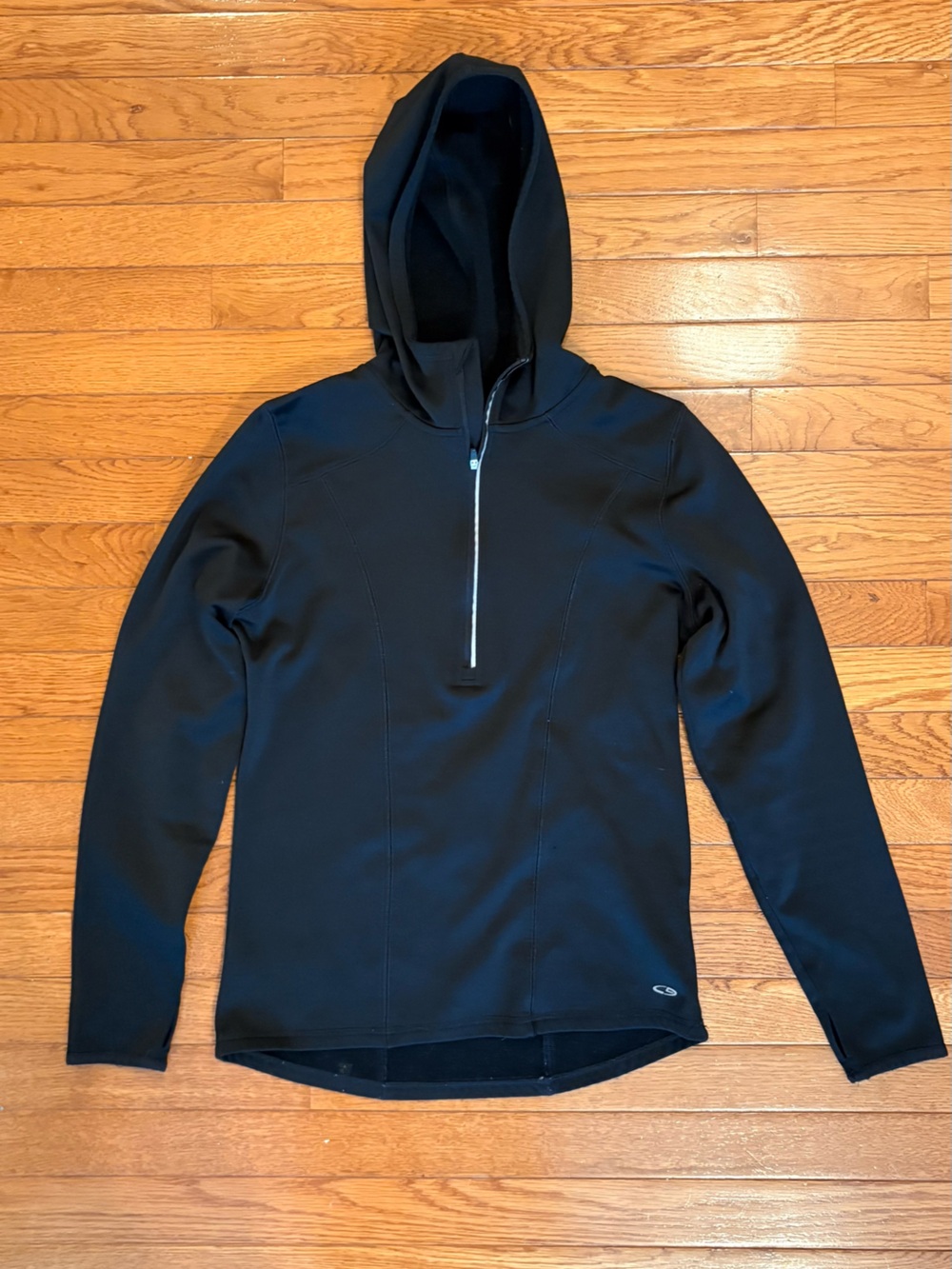 Champion Black Half-Zip Hooded Utility Jacket
